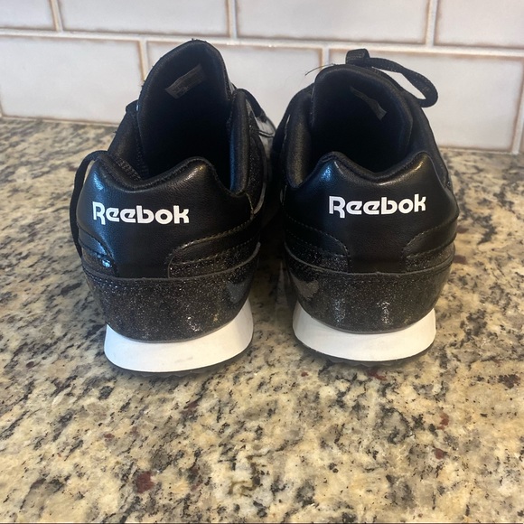 Black Sparkly Reebok Trainers - Brand New - Size 6 Womens - Picture 3 of 8